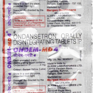 ONDEM MD 4MG TAB