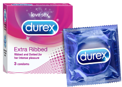 Durex Extra Ribbed 3pcs