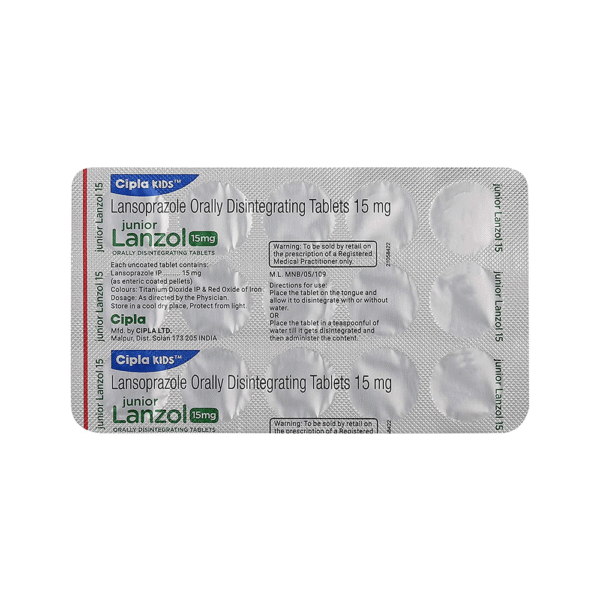 Junior Lanzol 15mg Tab