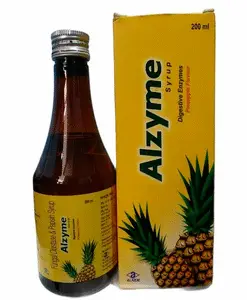 ALZYME PINEAPPLE SYP 200ML