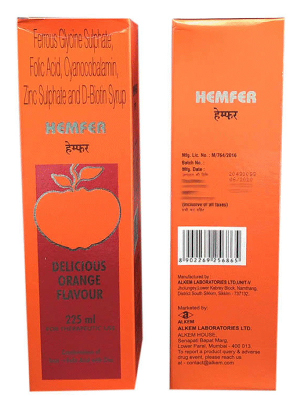 HEMFER SYP 225ML